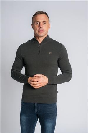 Xv Kings Perpignan Half Zip Jumper - Noble Fir Green - L