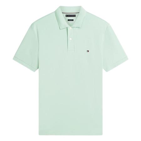 Tommy Hilfiger Liquid Cotton Interlock Knit Polo Shirt - Mint Green - XL