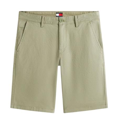 Tommy Jeans Scanton Twill Slim Chino Shorts - Green - 30