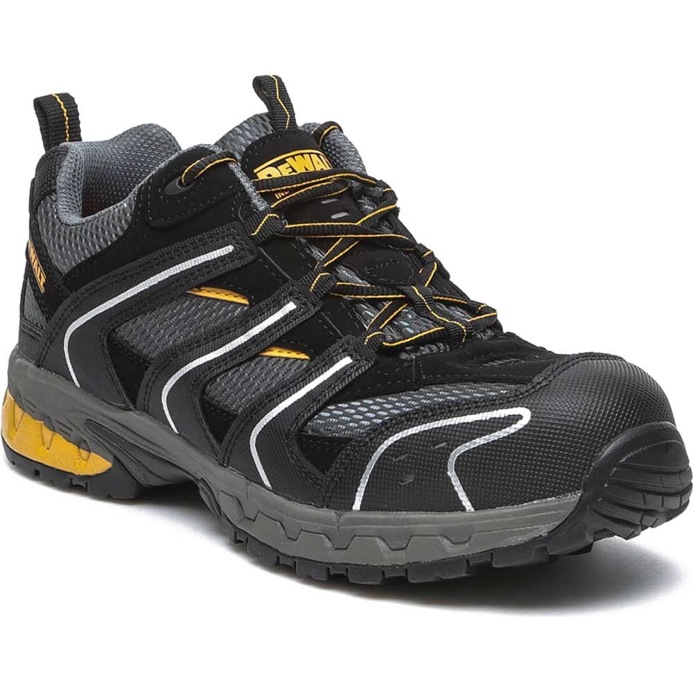 DeWalt Cutter Lightweight Safety Trainers Black / Grey Size 13