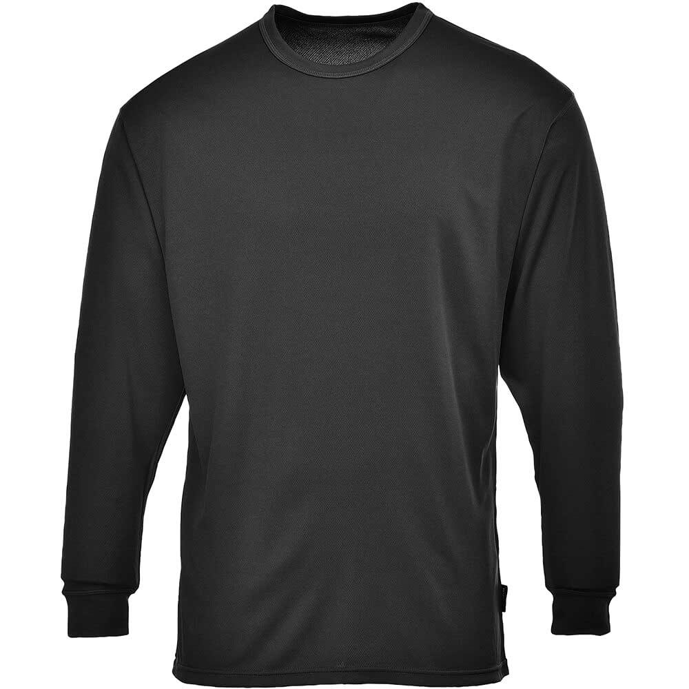 Portwest Long Sleeve Thermal Baselayer Top Black L