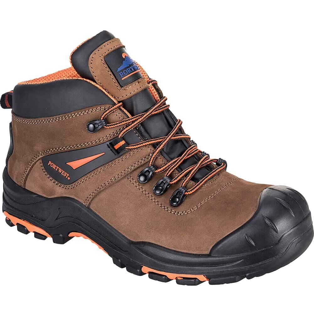 Portwest Compositelite Montana Safety Hiker Boots Brown Size 9