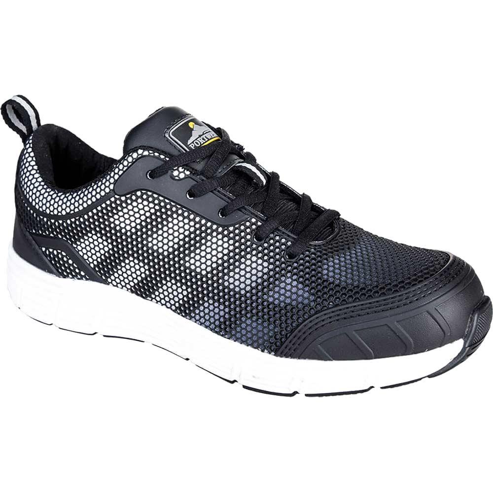 Portwest Steelite Tove Safety Trainers Black / White Size 11