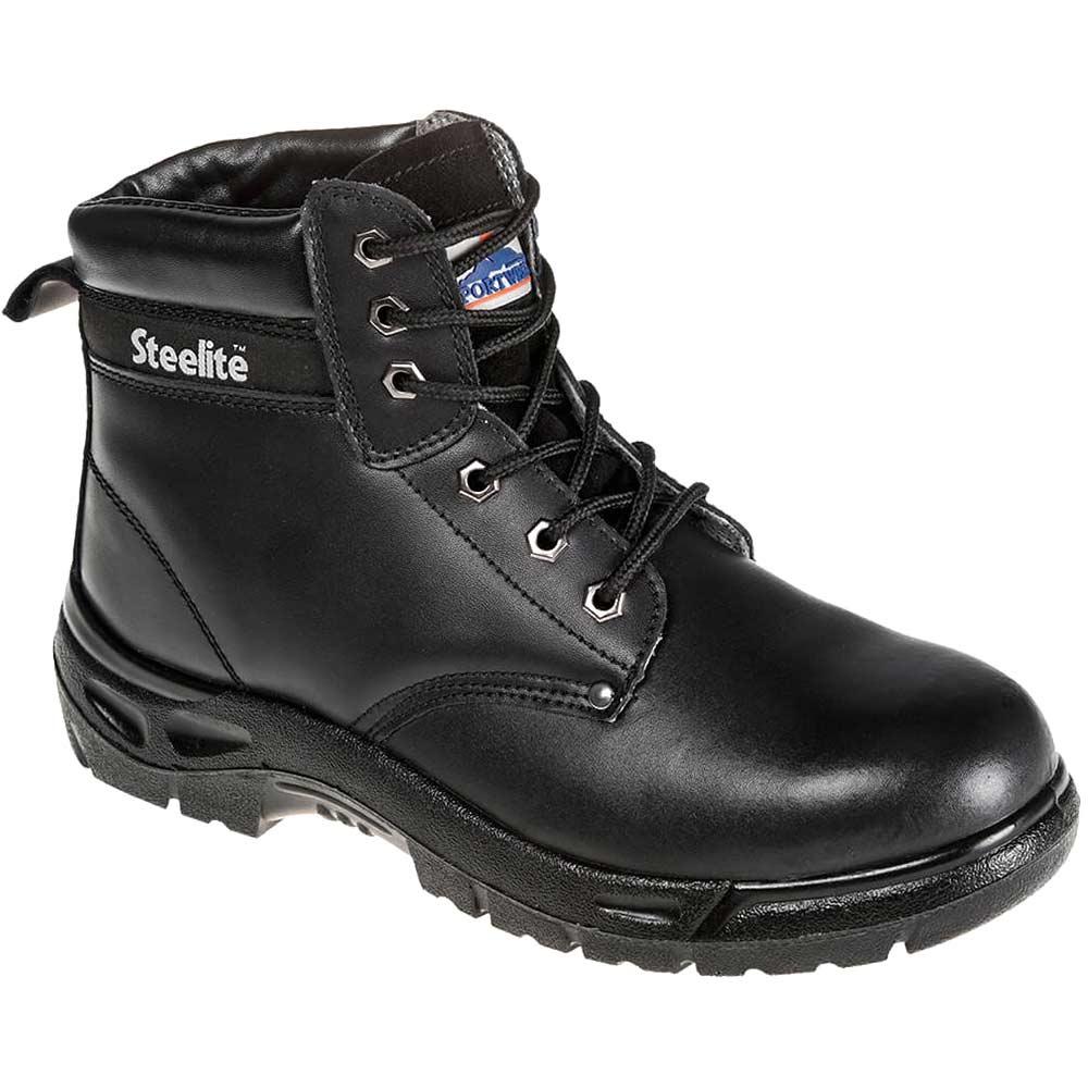 Portwest Steelite S3 Safety Boots Black Size 9