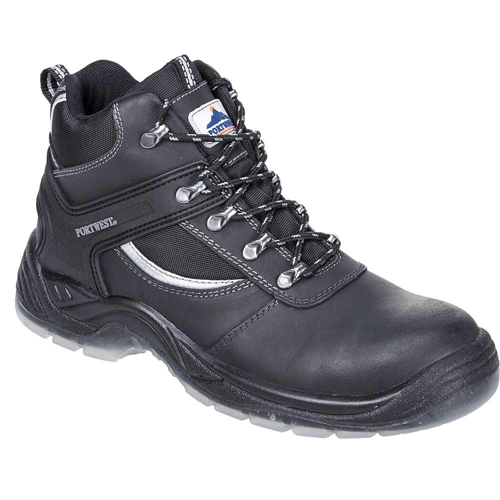 Portwest Steelite S3 Mustang Safety Boots Black Size 10.5