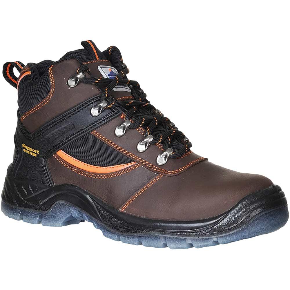 Portwest Steelite S3 Mustang Safety Boots Brown Size 13