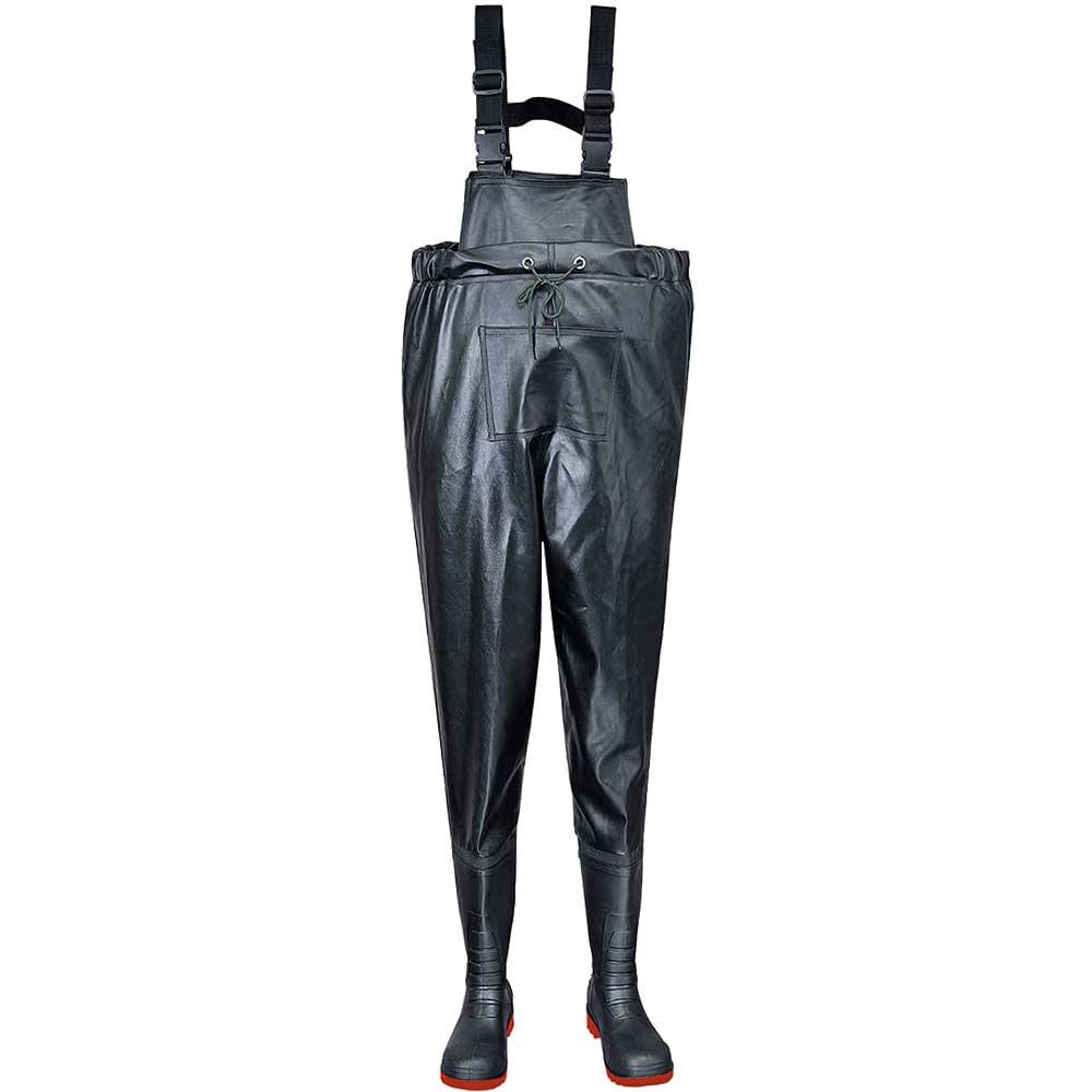 Portwest S5 Safety Chest Wader Black Size 10