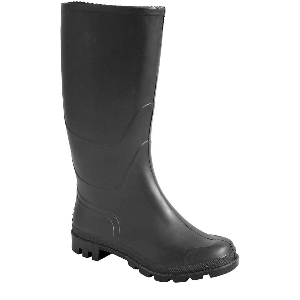 Portwest PVC Non Safety Wellington Boots Black Size 11