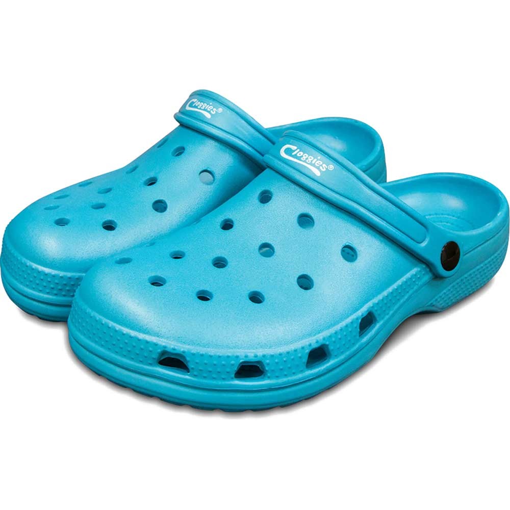 Town and Country Casual Cloggies Garden Shoes Teal Size 5