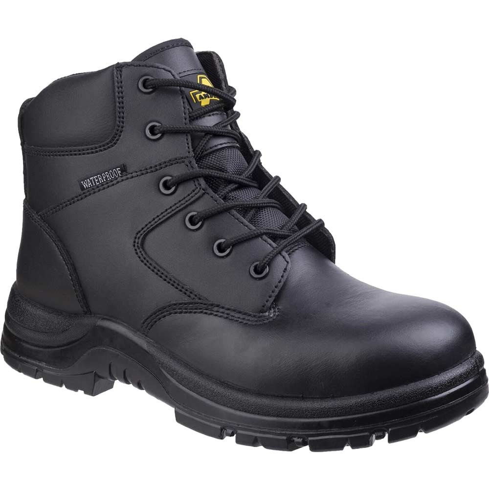 Amblers Safety FS006C Metal Free Waterproof Safety Boots Black Size 11