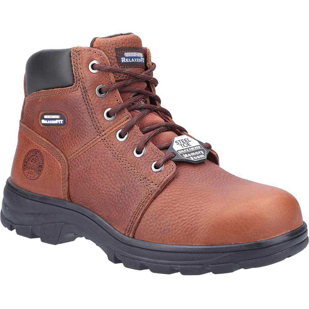 Skechers Work Workshire Safety Boot Brown Size 7