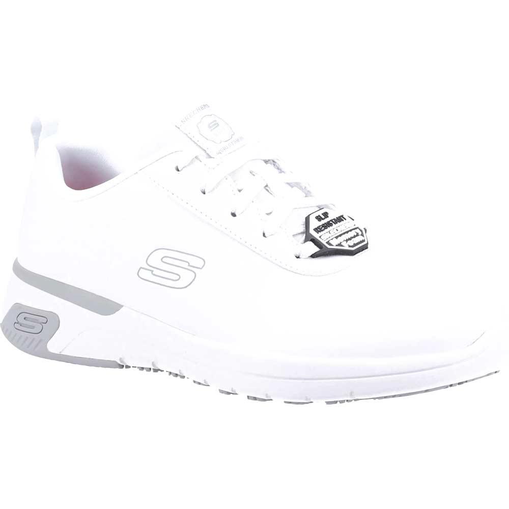 Skechers Marsing Gmina Womens Slip Resistant Shoes White Size 3